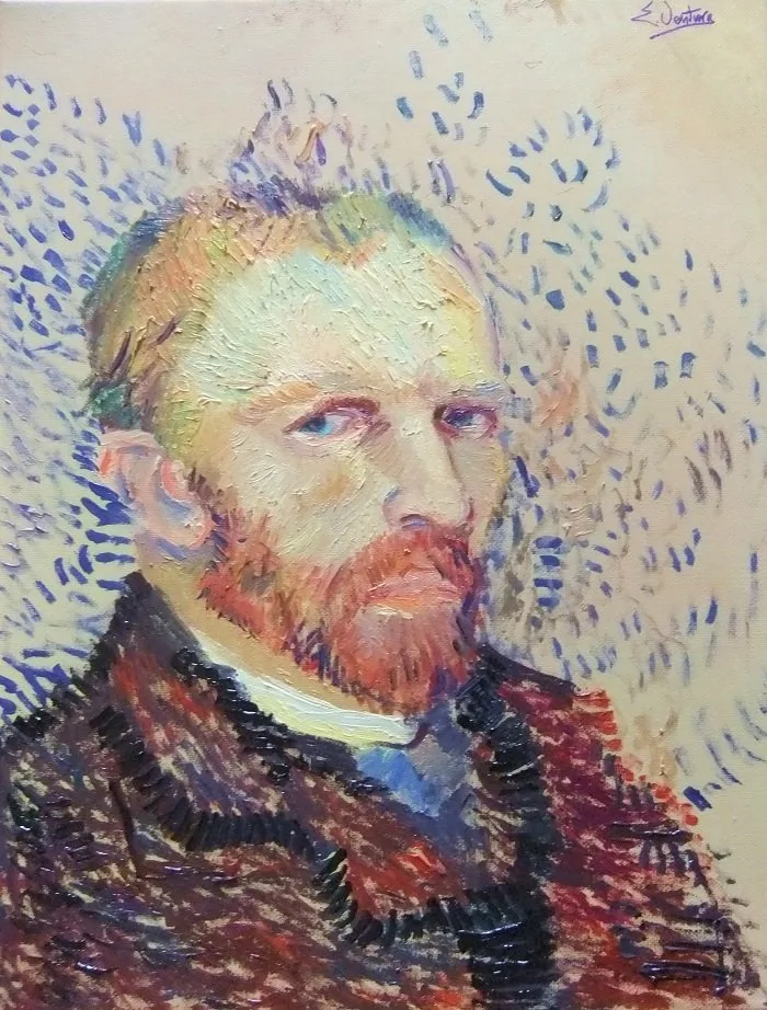 Autoritratto di van gogh, opera di Emilio Ventura