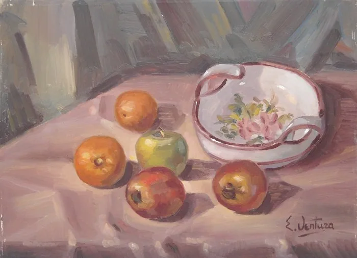 Natura silente, opera di Emilio Ventura