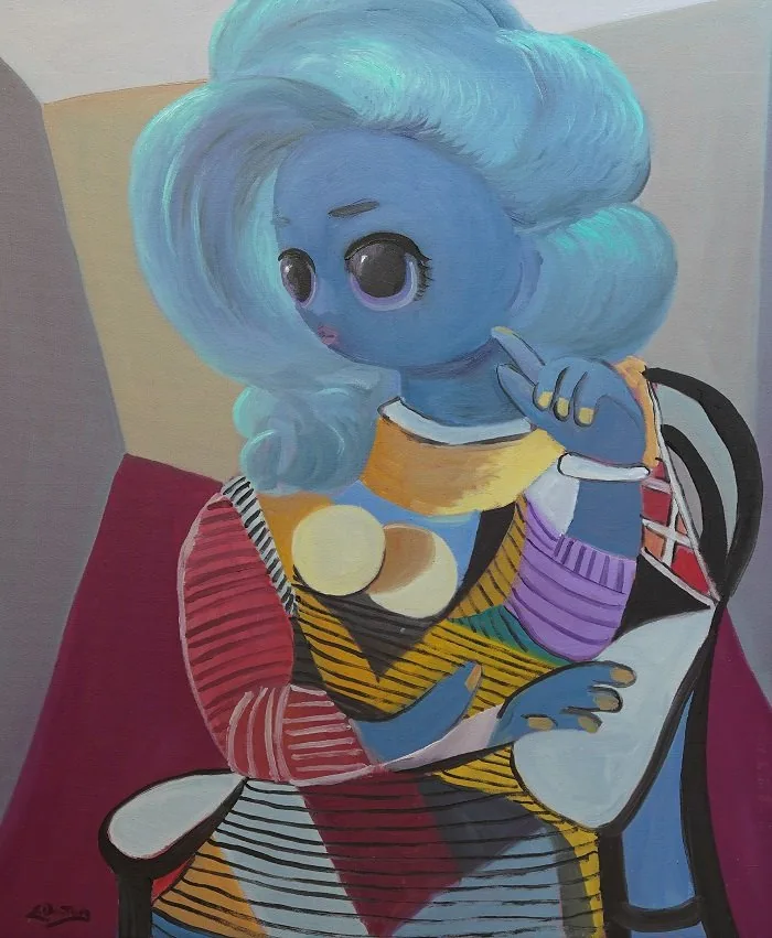 Picasso rivisitato, opera di Emilio Ventura