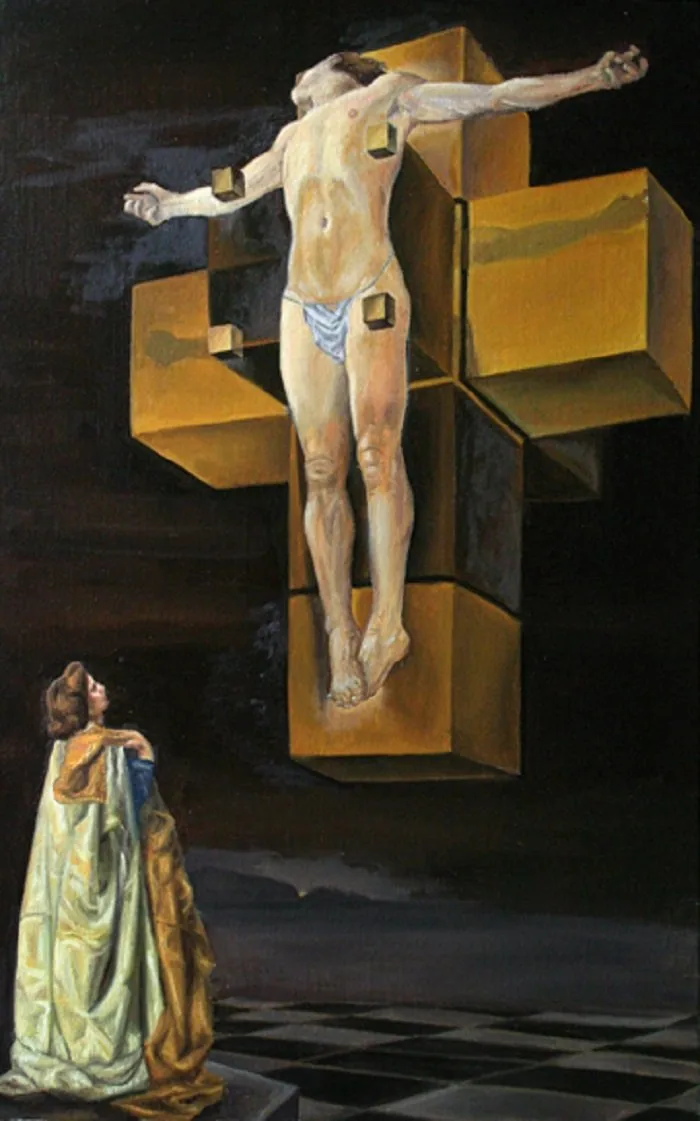 Crocifissione (da Dalí), opera di Emilio Ventura