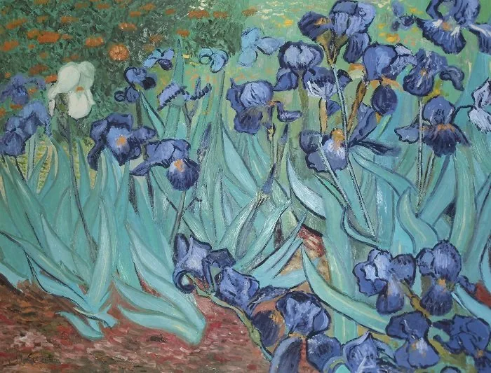 Iris da van gogh, opera di Emilio Ventura