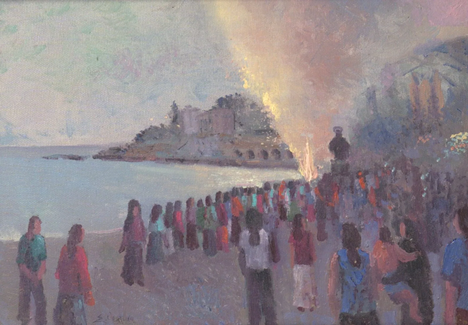 San francesco di paola, opera di Emilio Ventura