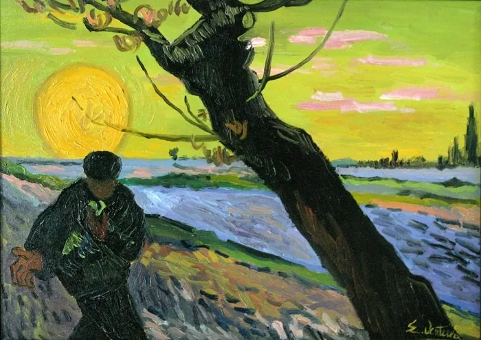 Il seminatore da van gogh, opera di Emilio Ventura