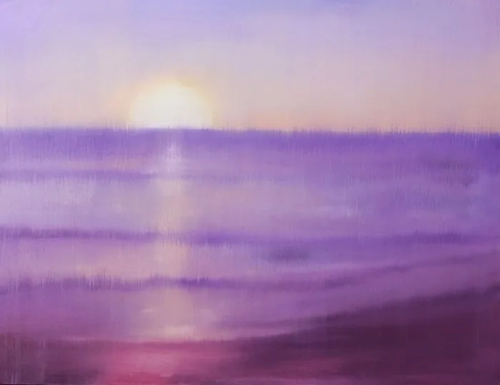 Tramonto, opera di Emilio Ventura