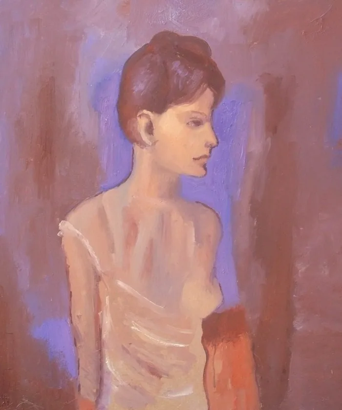 Donna in camicia (da Picasso), opera di Emilio Ventura