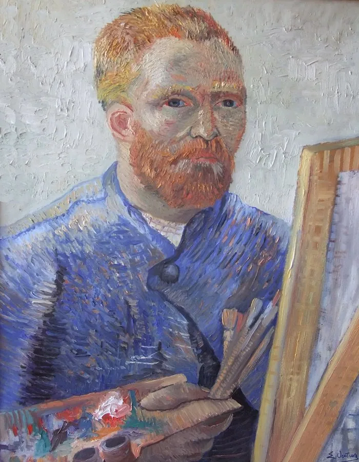 Da van gogh autoritratto misure simili all originale, opera di Emilio Ventura