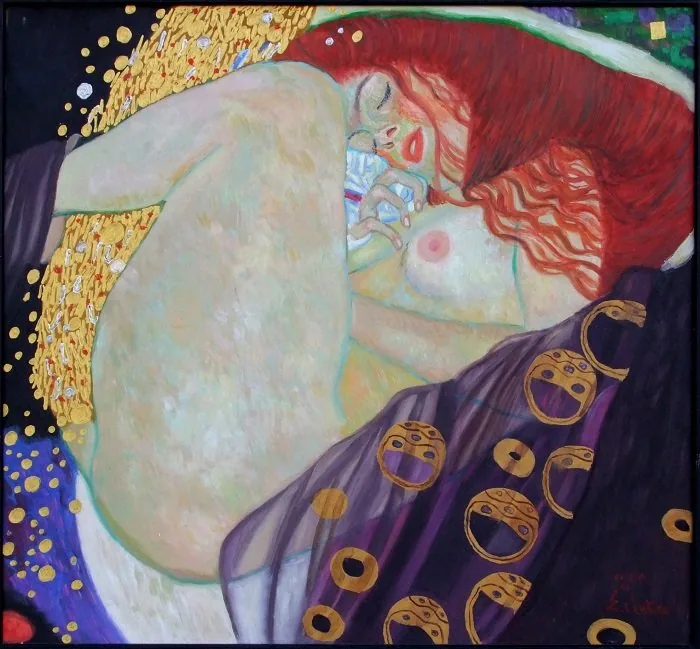 Danae (da Klimt), opera di Emilio Ventura