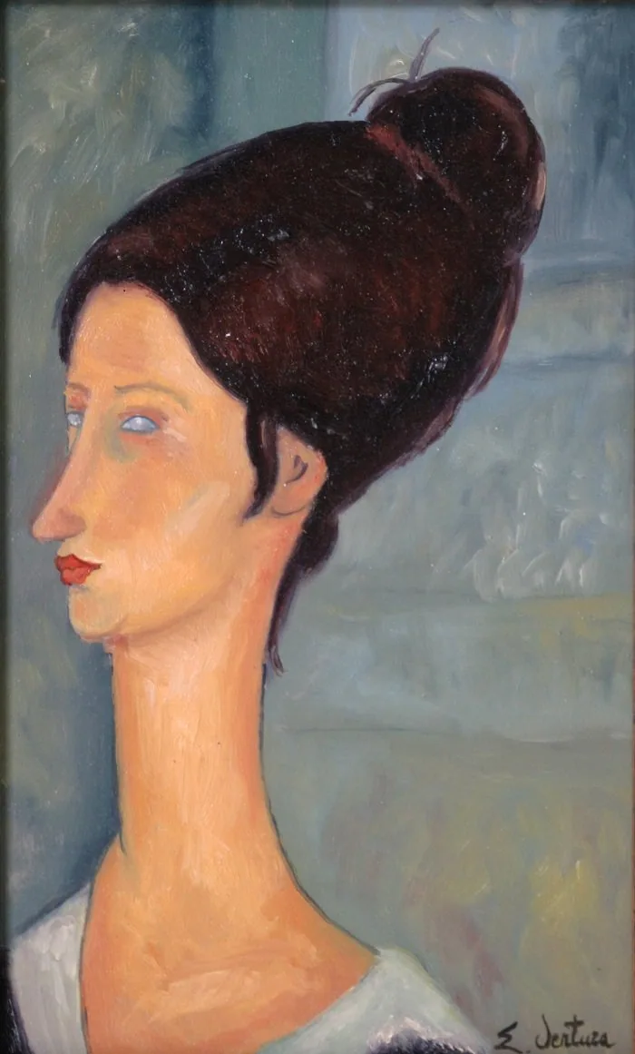 Jeanne Hébuterne (da Modigliani), opera di Emilio Ventura