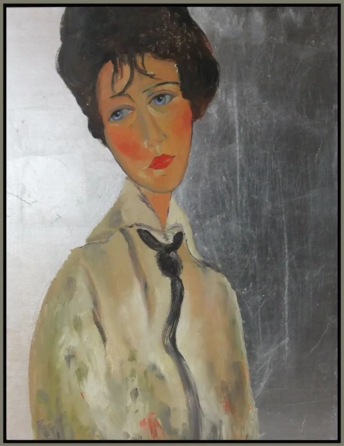 Modigliani Rivisitato, opera di Emilio Ventura